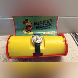 1970’s Disney’s Mickey Mouse Vintage Bradley Registered Edition Wrist Watch